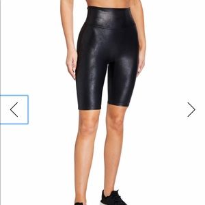 Spank Faux leather shorts